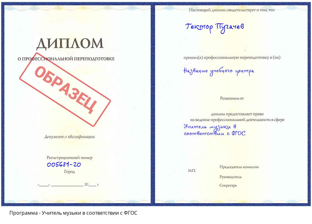 Учитель музыки в соответствии с ФГОС Смоленск